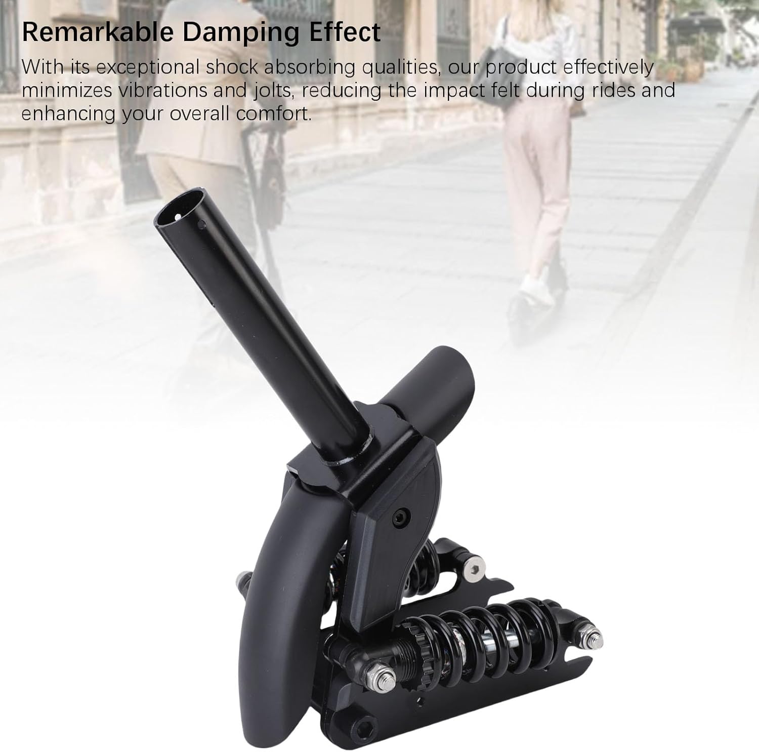 Keenso Electric Scooter Suspension Kit, Durable Aluminum Alloy Replacement for M365, Improved Comfort and Safety, Lightweight Sturdy for City Commuting