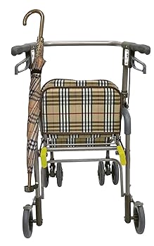 島製作所　シンフォニーSP 格子紺　シルバーカー　手押し車 シンフォニーSP 格子紺 ｜ シルバーカー・歩行器,歩行器・歩行車