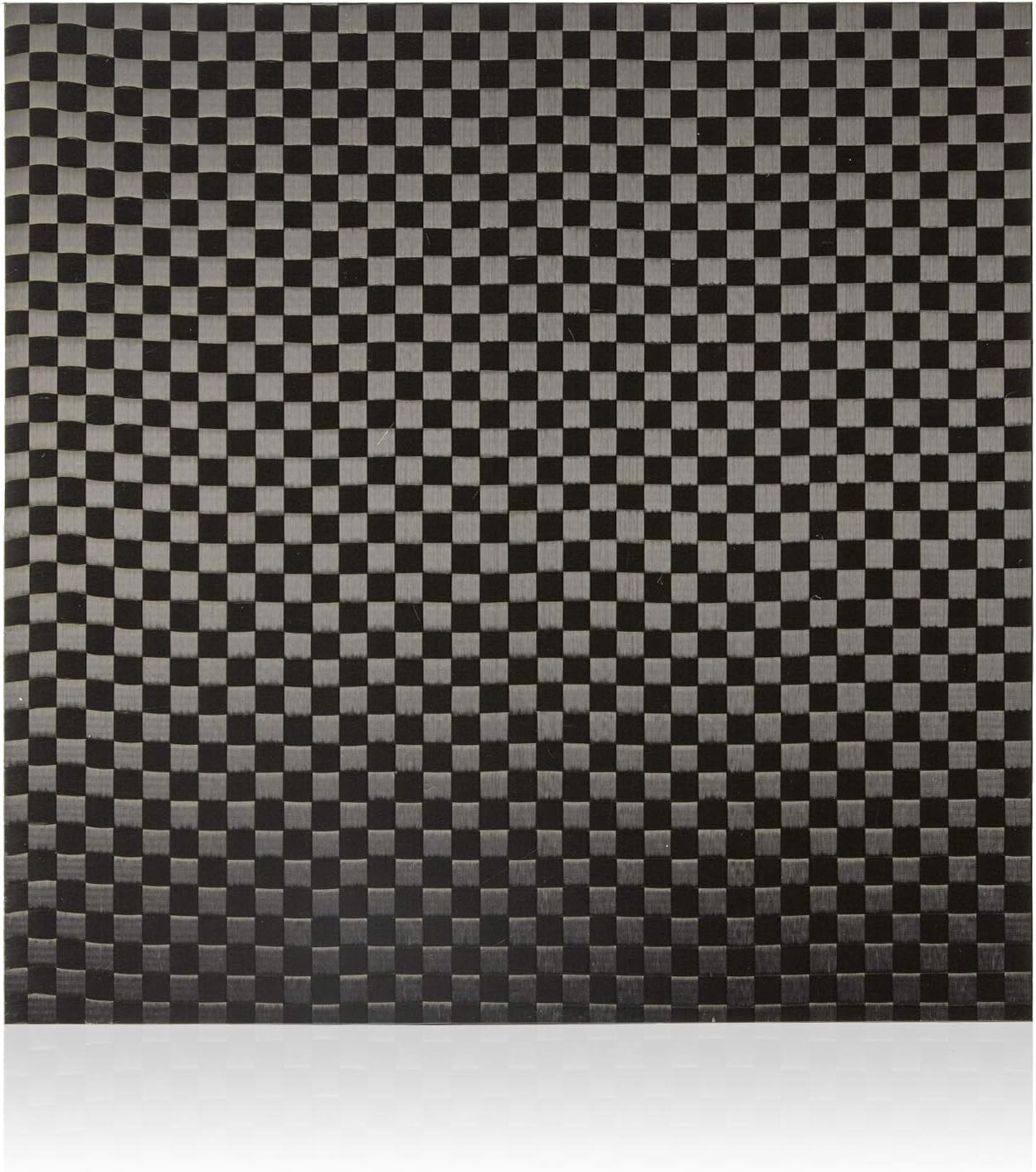 Carbon Fiber Sheet - Heavy Duty Flat Panel Sheeting with Checker Woven Pattern - Perfect for Custom Projects - 24" x 24" x 1/4"