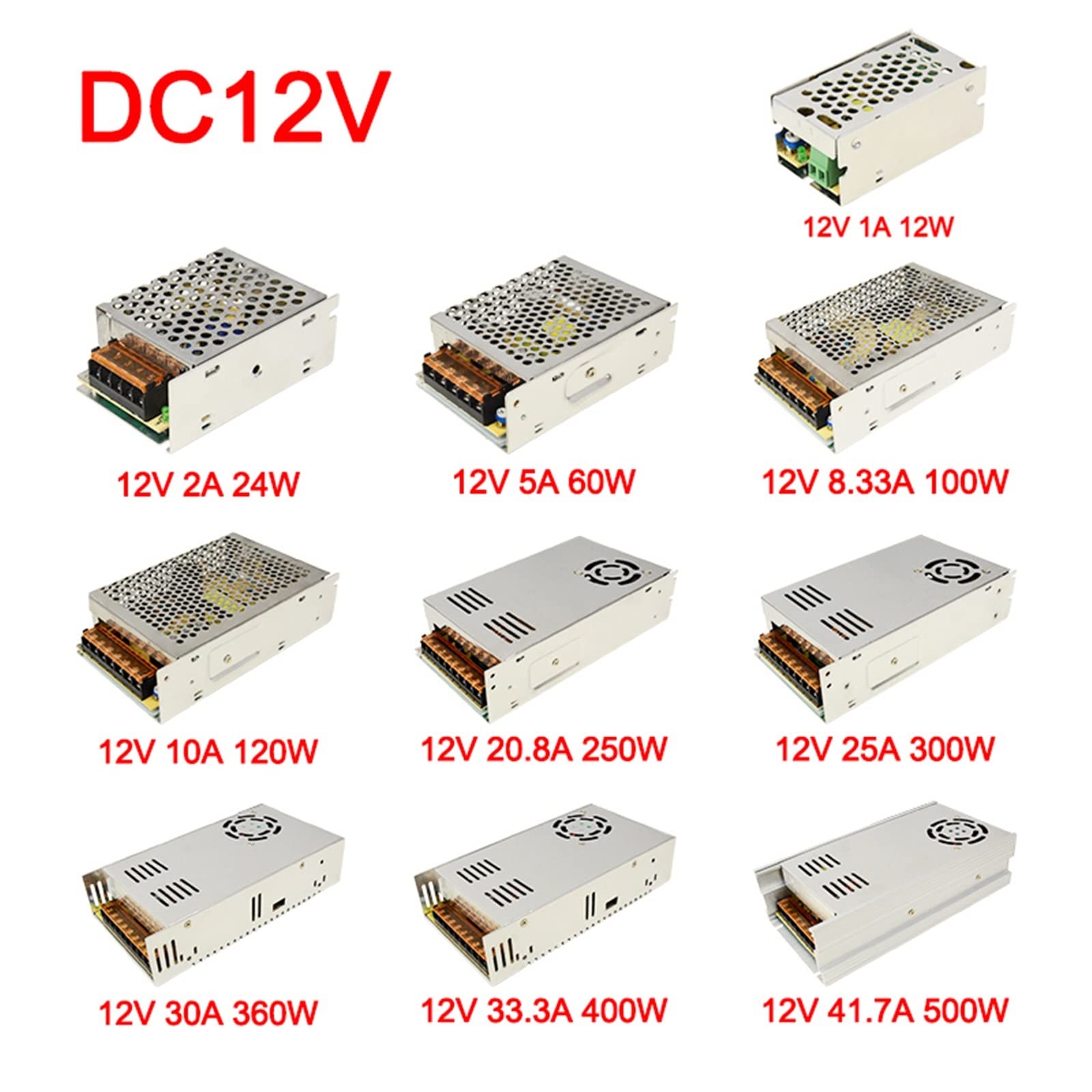 Przełączanie DOPROWADZIŁO Adapter źródłowy Transformatory oświetlenia zasilacza SMPS Do DOPROWADZIŁO Paski DC Stabilizator prądu zasilacza(24V,360W)