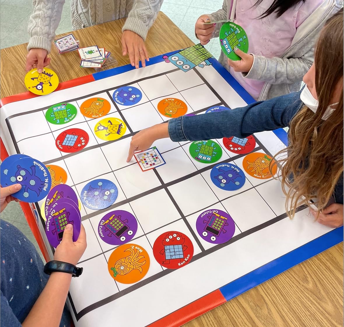 Solving Fun 6x6 Sudoku Puzzle Mat for Kids