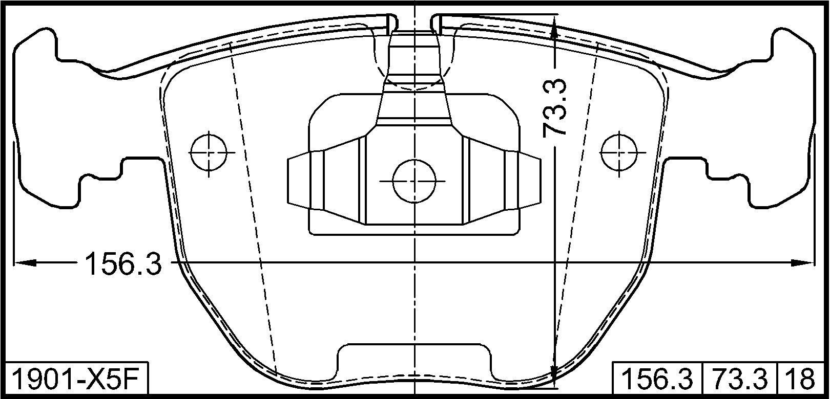 Amazon.com: 34113427503/34113427503 - Front (Disc Brake) Pad Kit 