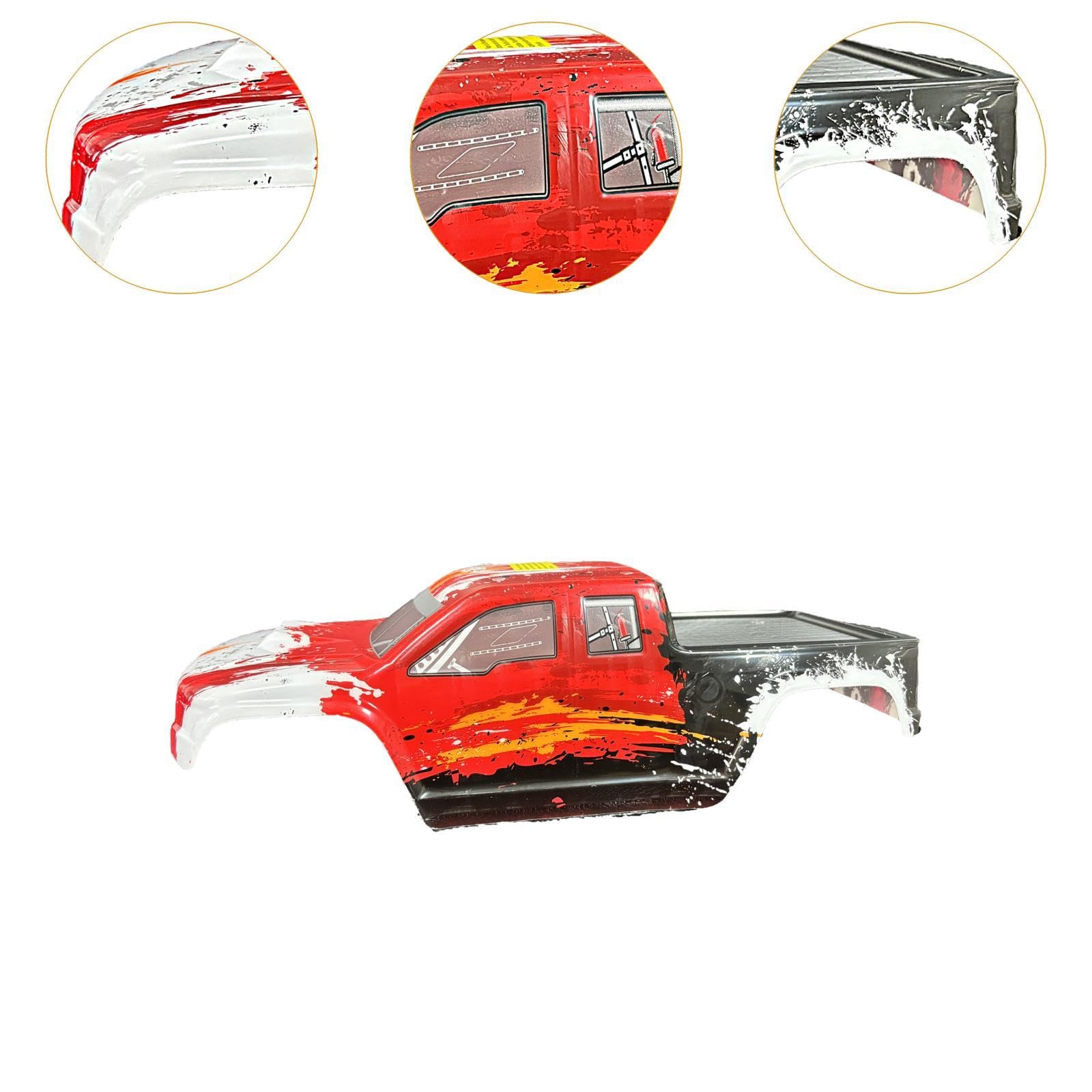 Carrocería para Coche RC 1/10, Unidad para Modelo Hobby 2996A, Rojo
