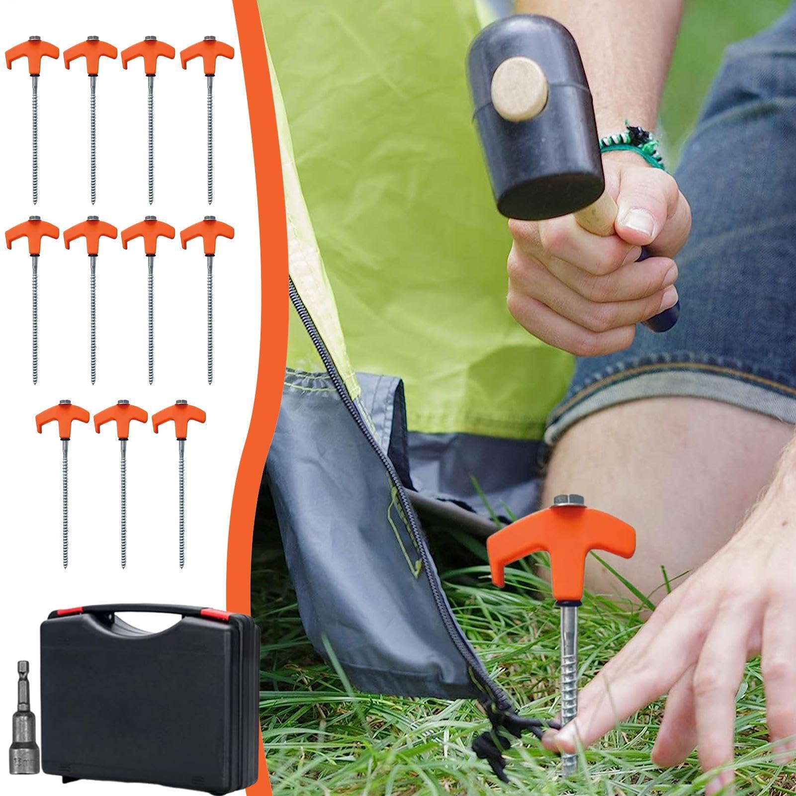 Estacas Para Camping 10 Piezas De Piquetas Para Toldo