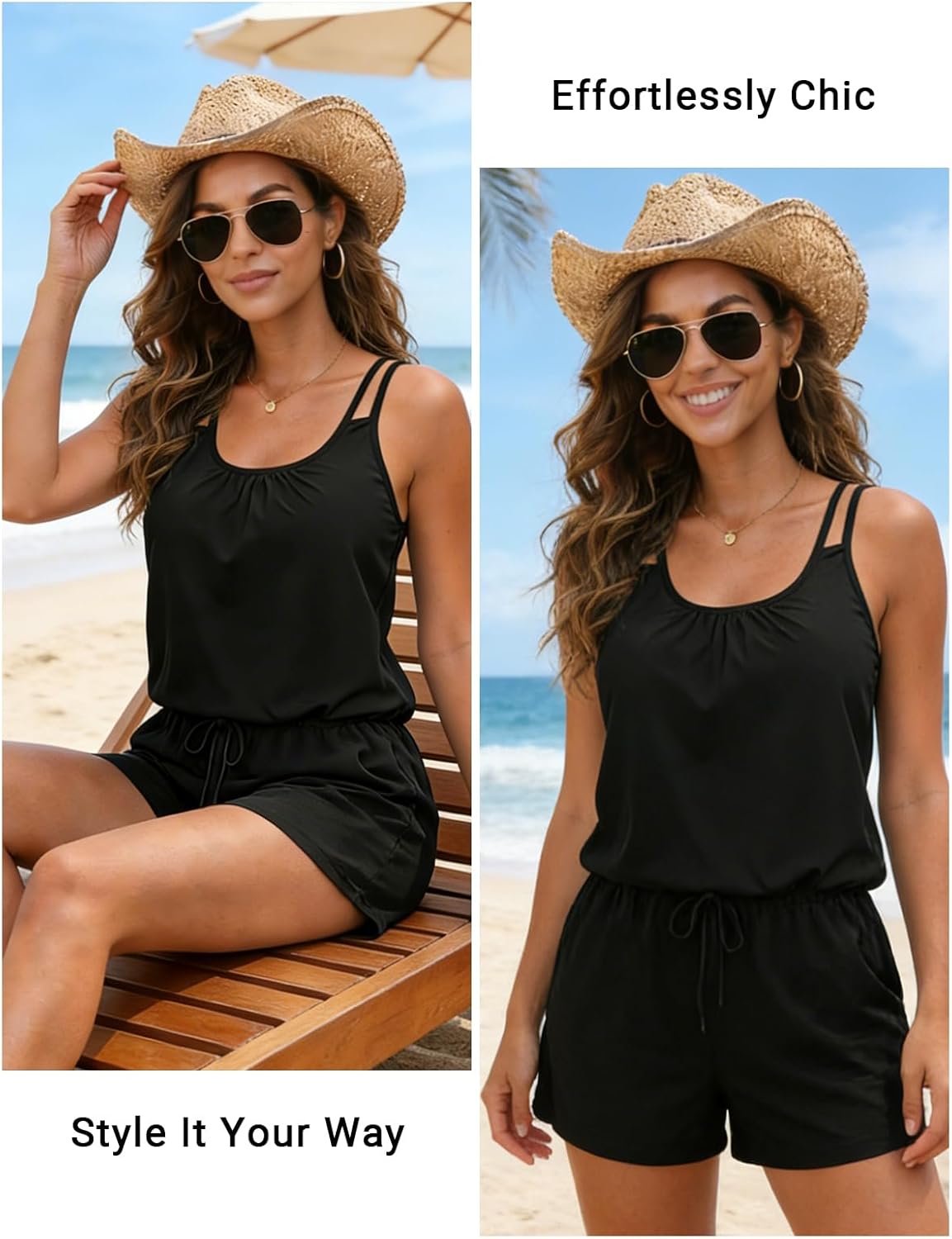 Tempt Me Romper Swimsuits - Women One Piece Bathing Suit with Shorts Boyleg Swimwear with Pockets 2026 - Image 5