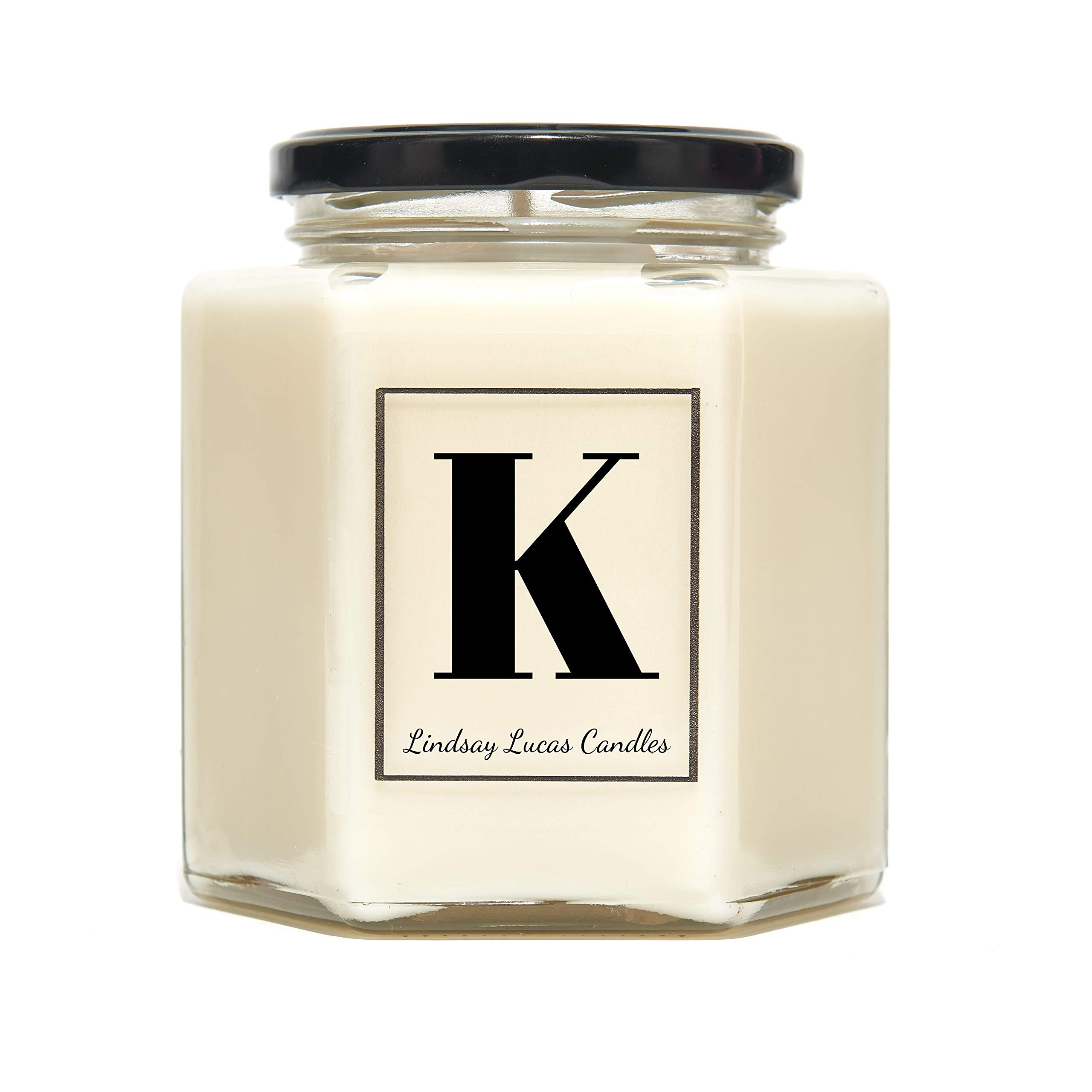 Letter K Alphabet Scented Candle