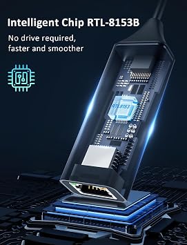 VIOY USB C to RJ45 Gigabit Ethernet 1Gbps Network Adapter Dongle