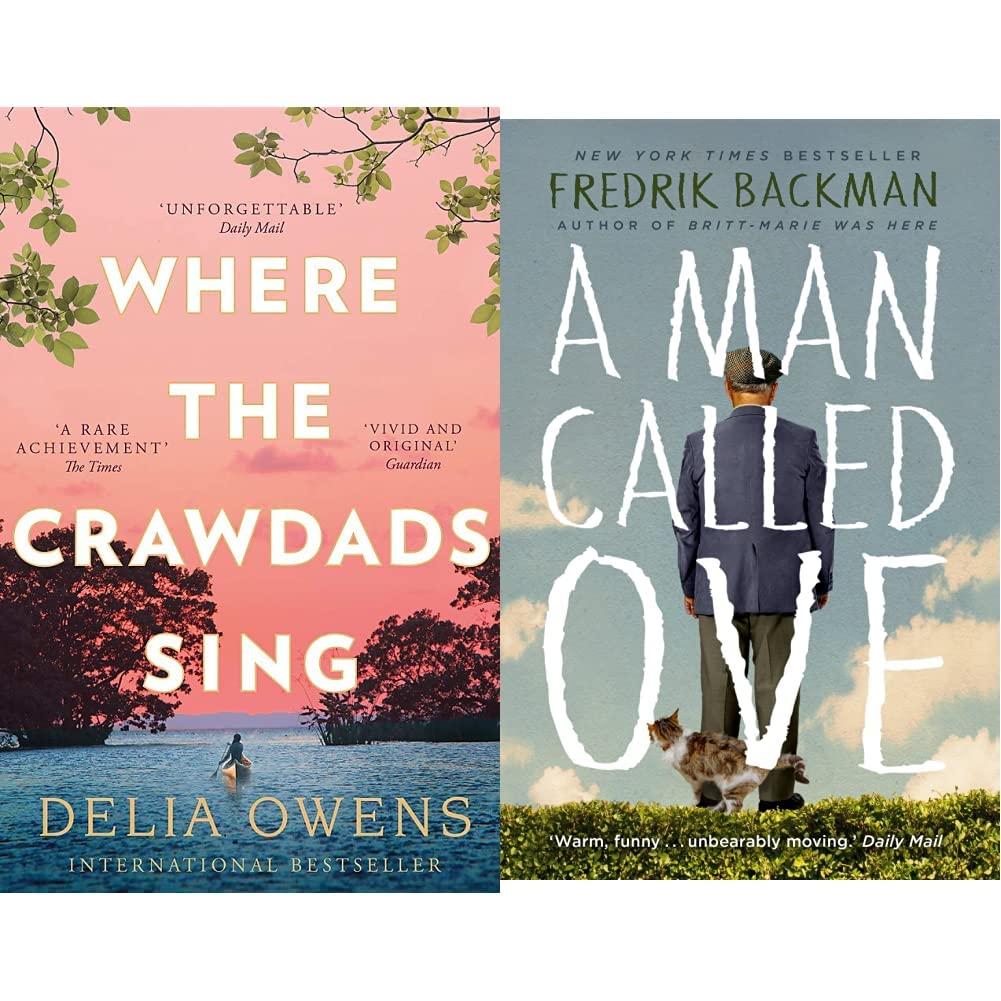 Where the Crawdads Sing+A Man Called Ove: The life-affirming bestseller that will brighten your day(Set of 2 books)