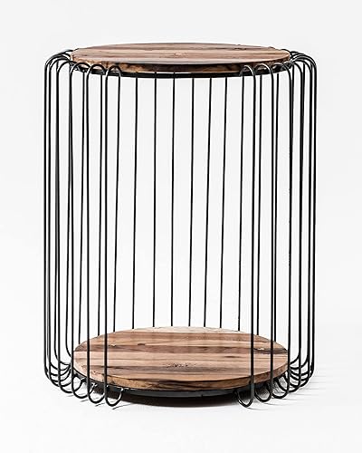 Miniatura 8 de NovaSolo Barca Boat Mesa auxiliar redonda de madera en color natural