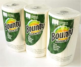 Bounty Bounty 纸巾 2层重叠 123片 × 3卷 (有图案)
