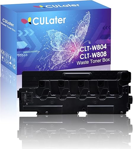 W804 W808 - Caja de tóner residual compatible con reemplazo para CLT-W804 CLT-W808 contenedor de tóner residual para impresoras X4250LX X4300LX