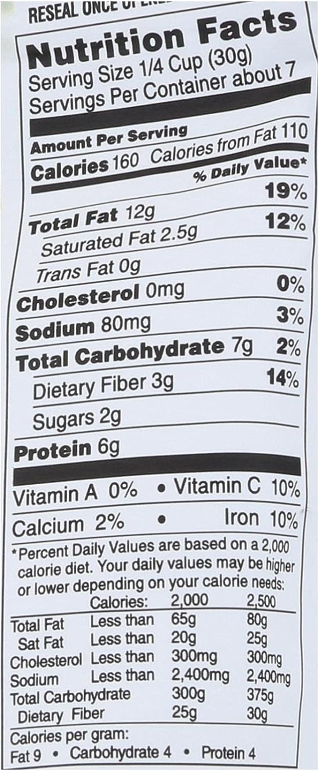 SUNSHINE NUT COMPANY, Cashews, Salted, Roasted, Pack of 6, Size 7 OZ