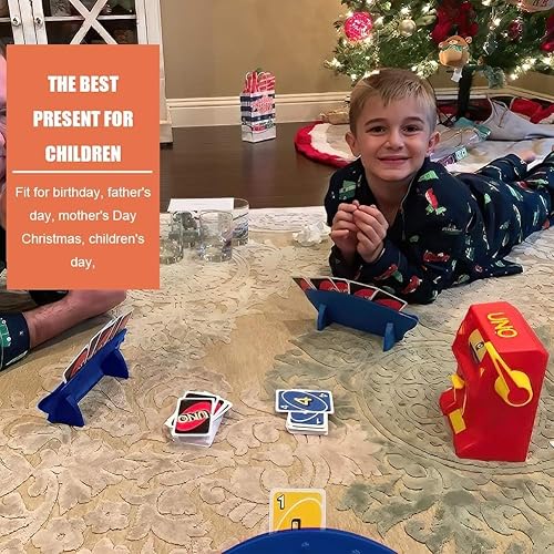 Miniatura 6 de Lynkaye Soporte para cartas manos libres, organizador de bandejas para niños mayores y adultos, lo suficientemente portátil para jugar a la canasta