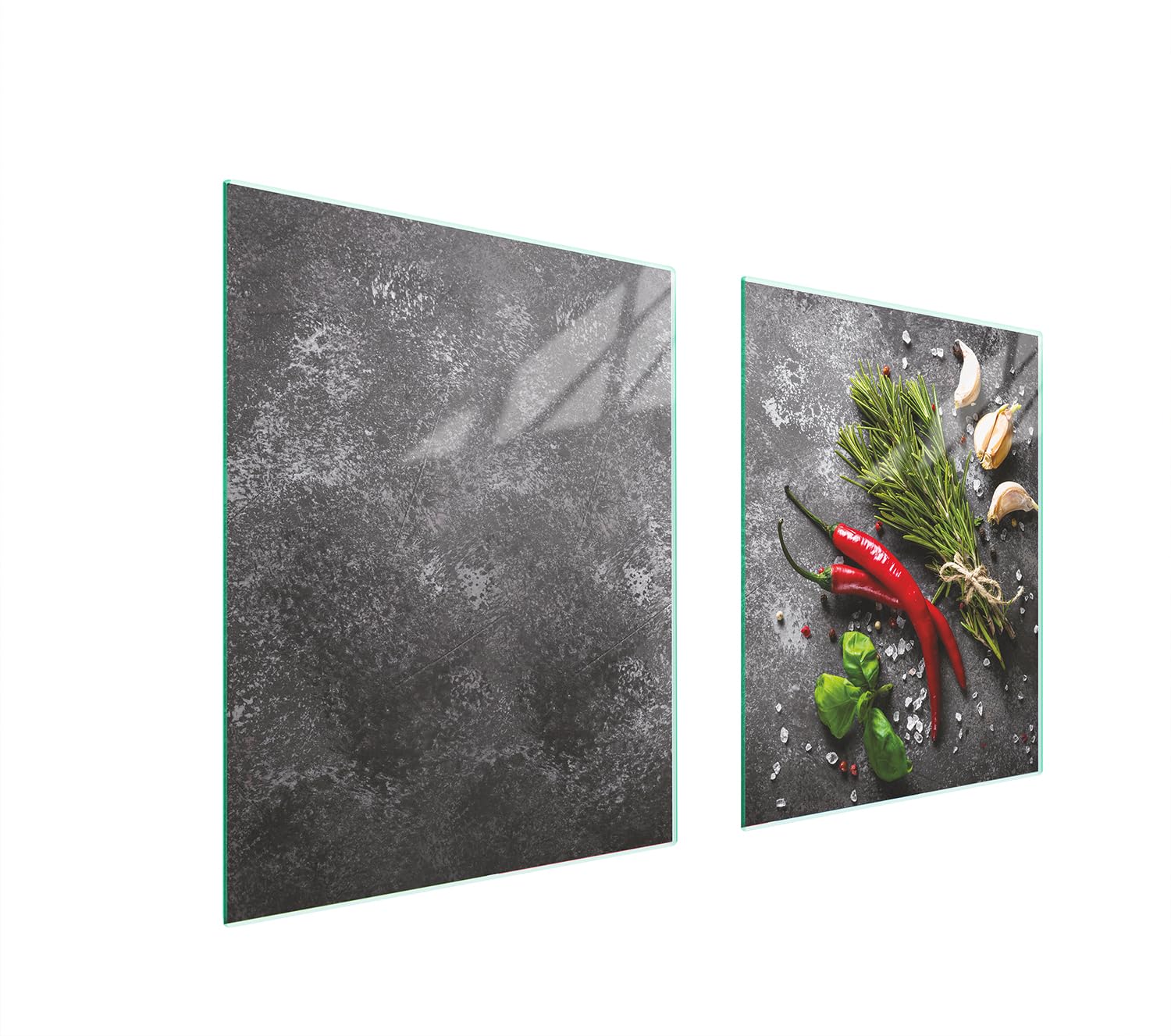 Protection contre les éclaboussures et rayures plaque de cuisson 85x52 cm en verre