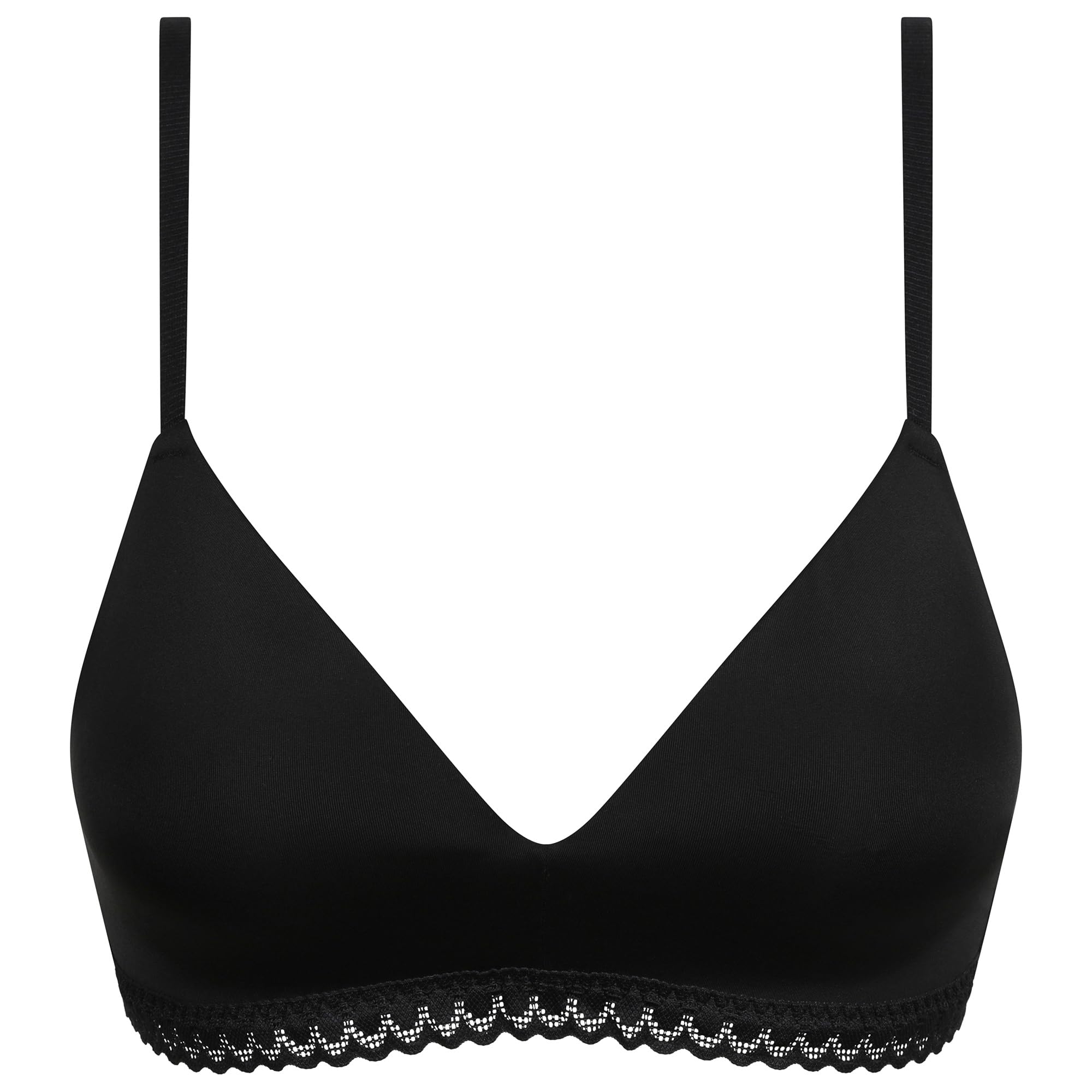 Dim Women's Black Microfibre Bra Without Underwiring: Femininity And Comfort Daily Micro Woman X1