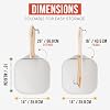 Chef Pomodoro Pizza Peel 36 x 40 cm, Pizza Paddle with Safety Backstep and Foldable Wood Handle for Easy Storage, Metal Pizza Peel for Baking Homemade Pizza