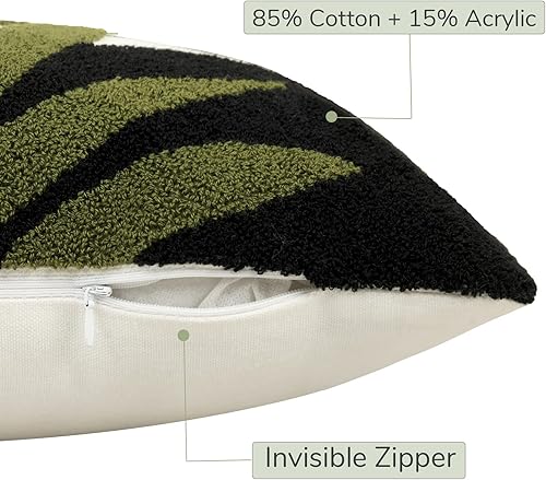 Miniatura 4 de Merrycolor Fundas de almohada lumbar bohemias de 12 x 20 pulgadas fundas de almohada abstractas modernas de mediados de siglo almohadas decorativas