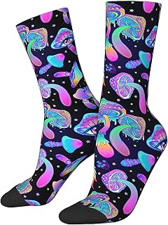 Novelty Socks Cool Skull Casual Crazy Dress Socks For Unisex Hiking Running