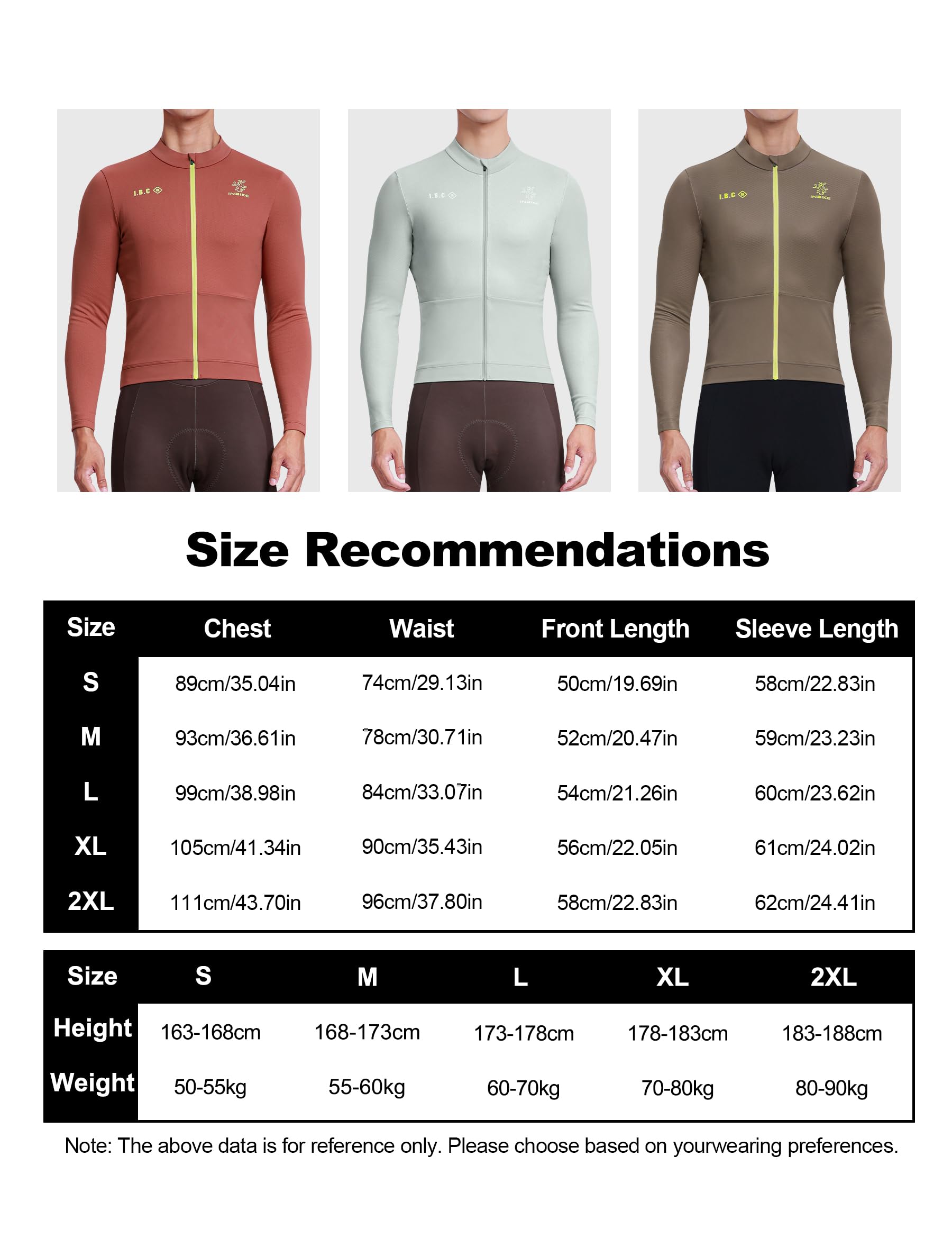 INBIKE Męska koszulka kolarska z długim rękawem kolorowy blok projekt zimowy polar slim fit odblaskowe szczegóły tylne kieszenie koszula rower szosowy RD736