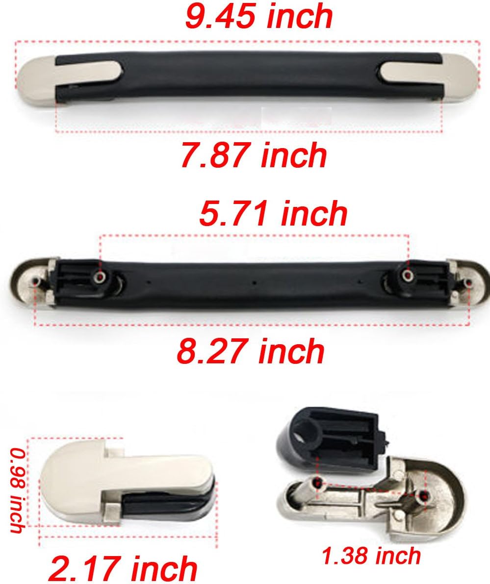 Zoofen Replacement Suitcase Luggage Handle Grip Spare Fix Holders Box Pull Carry Strap（05）