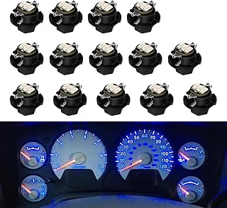 Instrument Gauge Cluster Panel Speedometer LED Lights Bulbs Kit Replacement Compatible with 2002-2006 Ram 1500 2500 3500, Blue