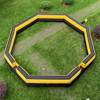 Gaga Ball Pit Inflatable Gaga Pit with Blower Giant Gagaball Court Inflates in Under 2 Minutes for Outdoor Indoor School Family Activity Sport Game(26FT)