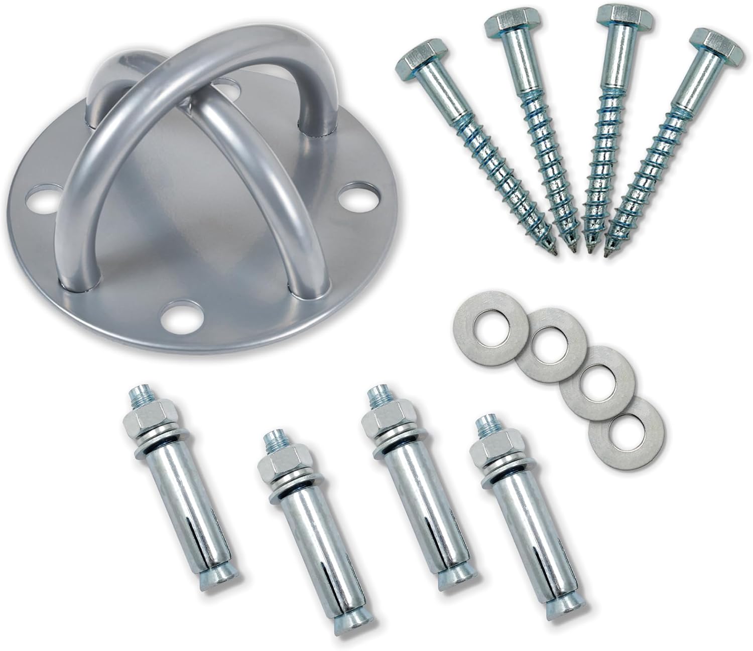 Wall Mount Bracket for X, Body Weight Strength Training Systems, Gymnastic Rings & Boxing Equipment for Suspension Straps