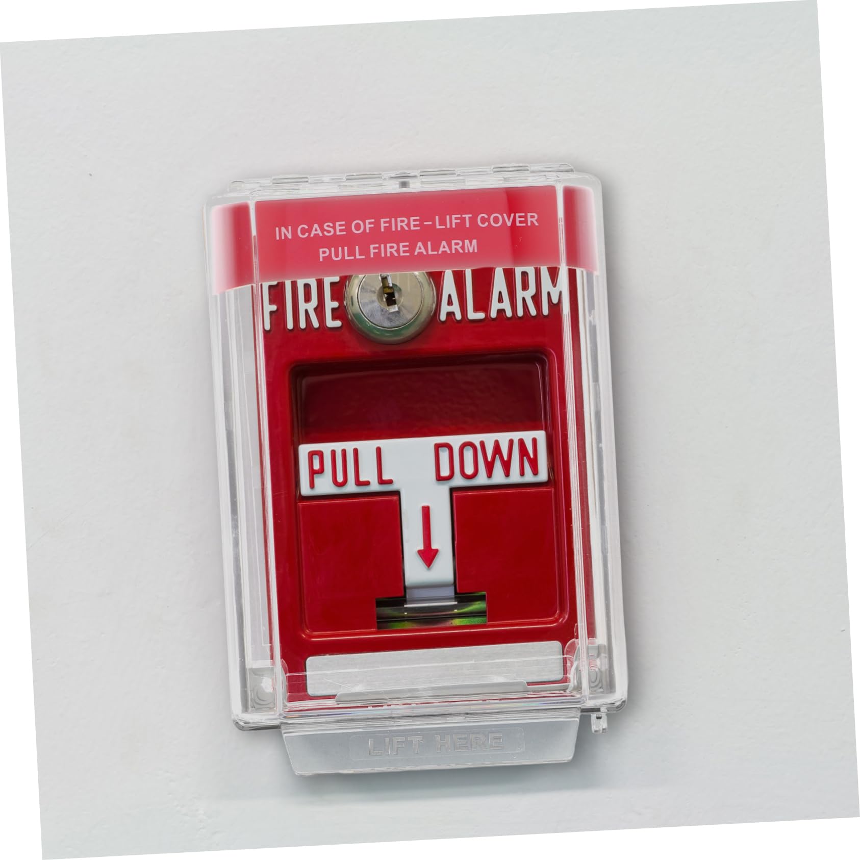 LIFKOME Cubierta Protectora de Plástico para Interruptor de Alarma Manual de Incendios, Cobertura Total, Instalación Fácil, Mantiene la Limpieza
