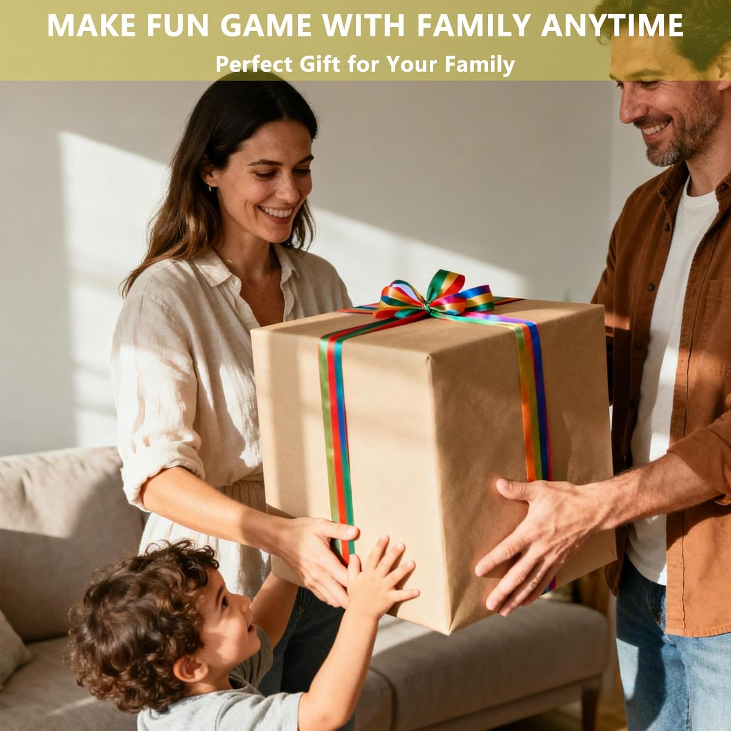 Giant Tumbling Tower Game 60 PCS, Outdoor Games for Adults & Families, 5.3 FT Premium Wooden Blocks Stacking Games with Carry Bag for Backyard, Lawn, Party, Camping