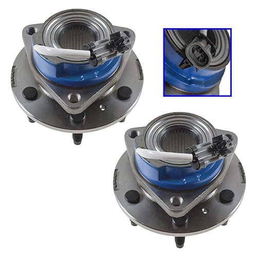 Miniatura 798 de TRQ Juego de 2 rodamientos y bujes de rueda trasera izquierda y derecha, compatible con Mazda CX-9 2007-2015 con tracción total