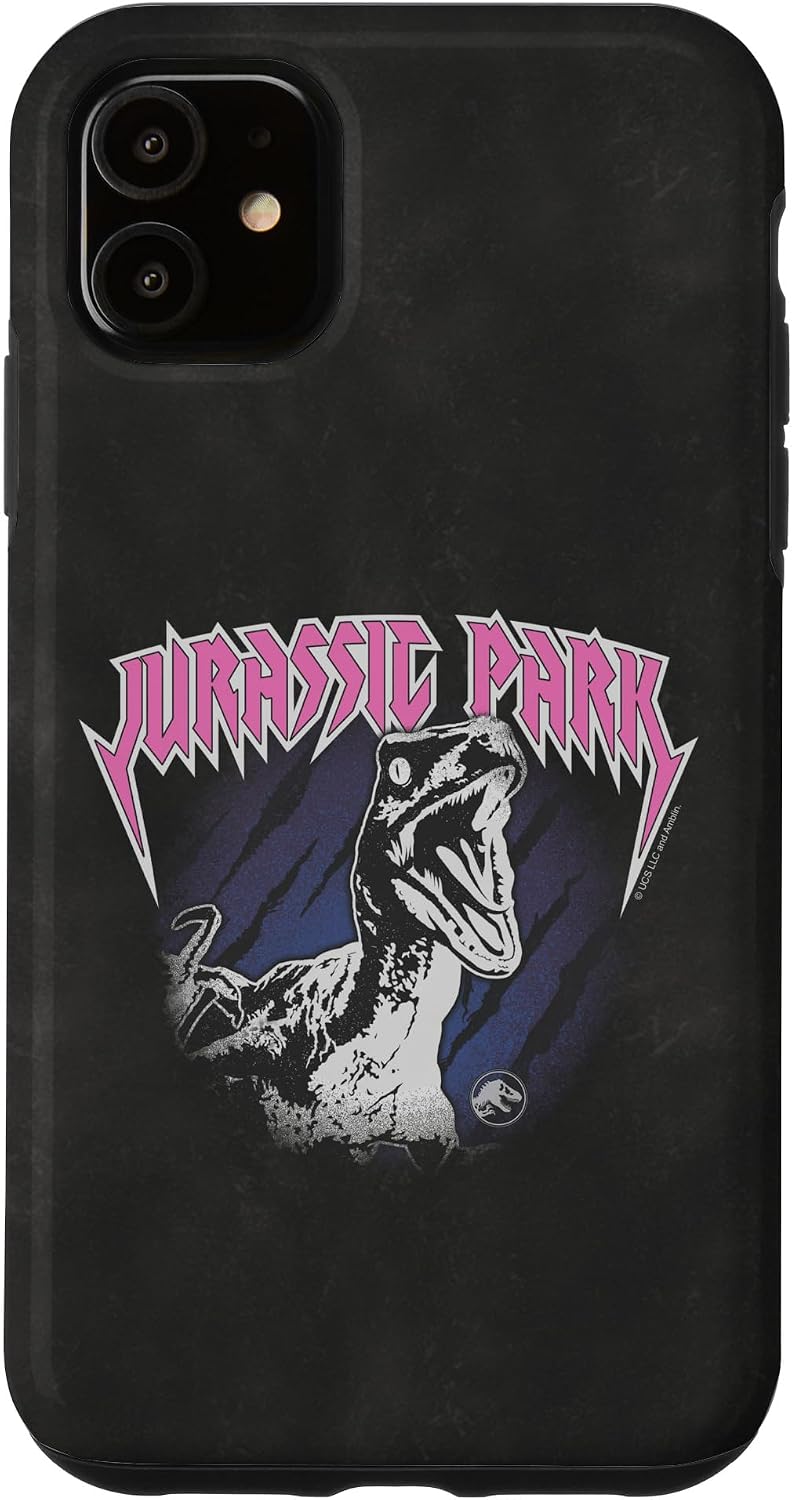 Jurassic World Velociraptor Goes Metal Case for iPhone 16
