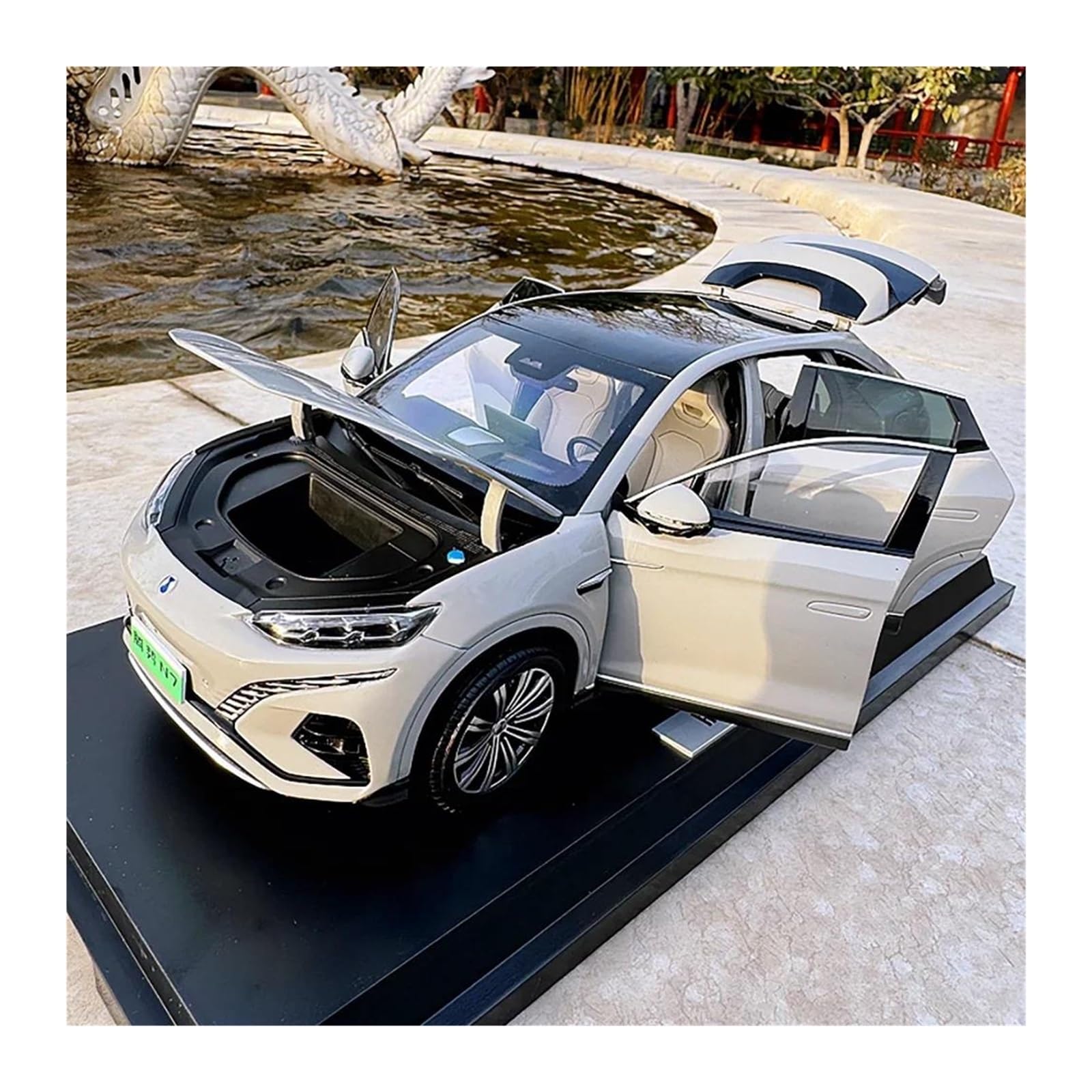 Auto In Miniatura 1 18 È Adatto Per La Collezione E L'esposizione Di Decorazioni Statiche Per Modelli Auto In Lega BYD Tengshi N7