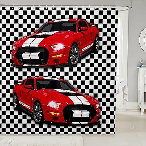 Vista 36 de Erosebridal Kids Tie Dye Shower Curtain, Girls Bohemian Hippie Bath Curtain, Watercolor Psychedelic Bathroom Accessories, Waterproof Polyester