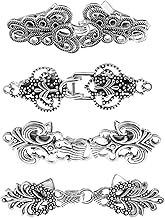 4 Stücke Metallischer Strickjacke Clip Vintage Pullover Clip Retro Umhang Schal Clips Kleidung Zubehör für Damen Frauen Mädchen