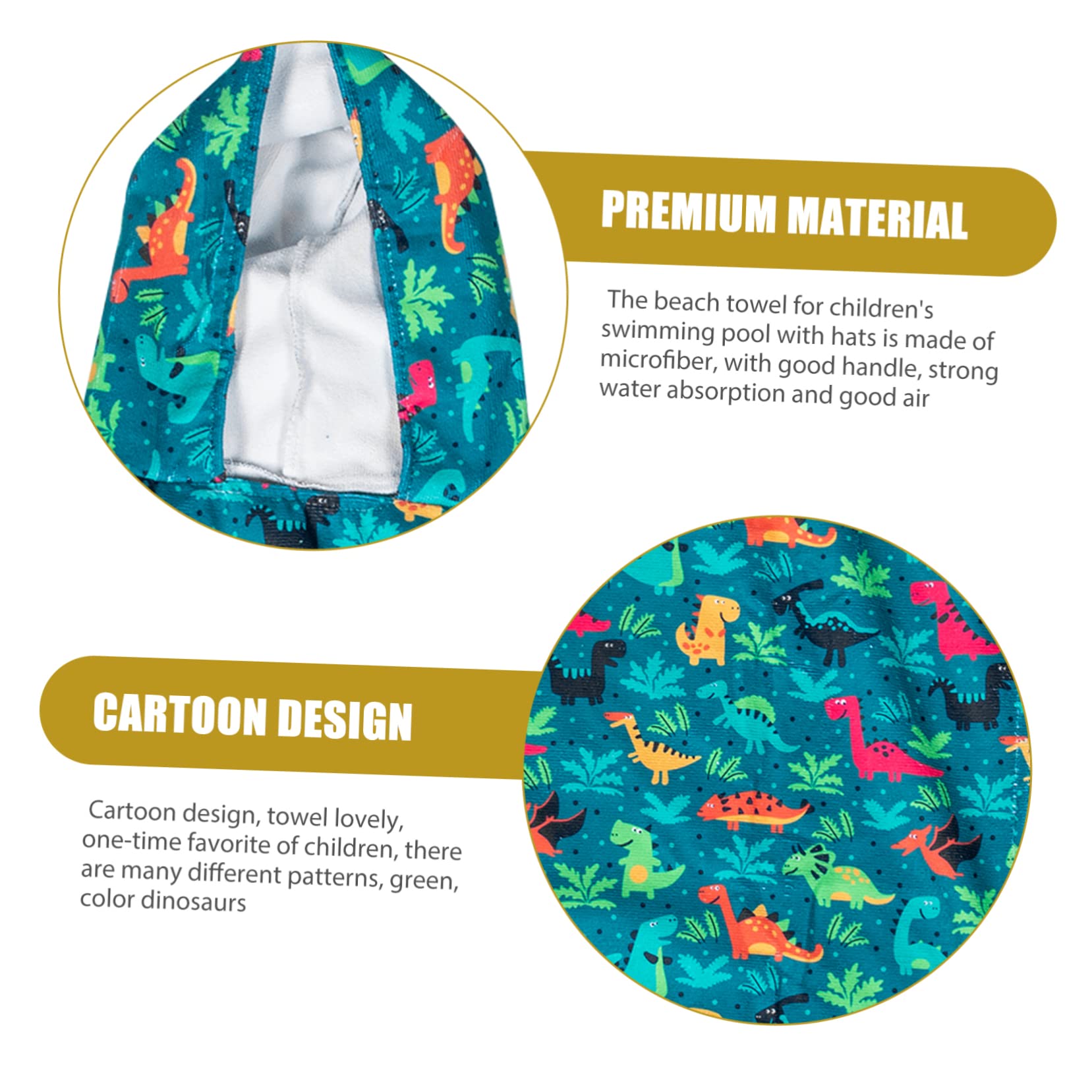 Toalla Capucha para Bebés Niños Toalla de Baño Absorbente Estilo Infantil 3D Apta para Tejido Sensible para Baby Shower y Playa