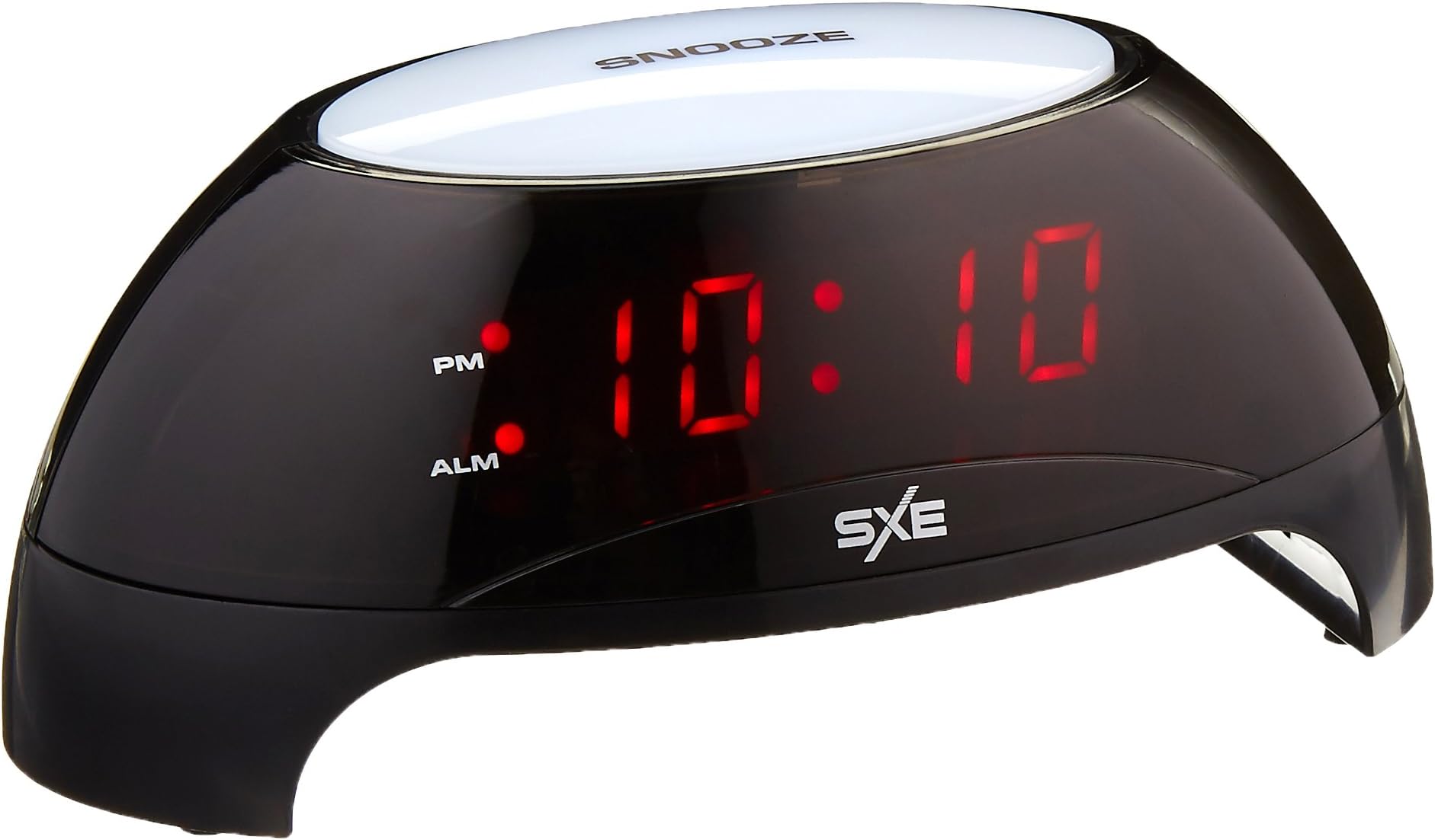 Sxe Sunrise Simulator Night Light Alarm Clock, 6" x 3.75" x 2.75", White and Black
