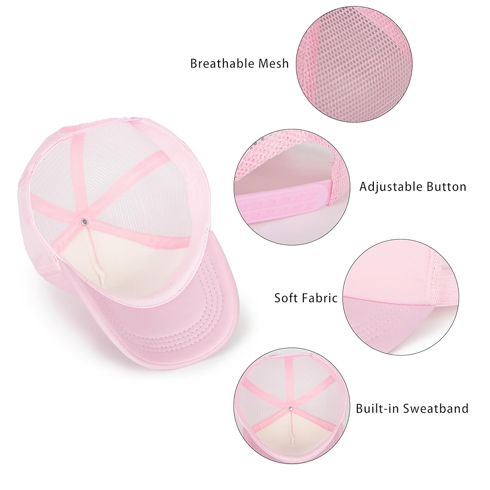 Kids Summer Sun Visor,No Top Baseball Cap Sun Protection Accessories Girl Boy Boy Empty Top Hat For Outdoor