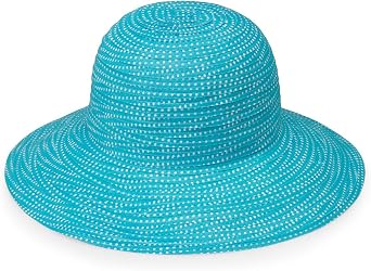 Wallaroo Hat Company Womens Petite Scrunchie Sun Hat UPF 50+, Ultra-Lightweight, Packable for Every Day, Designed in Australia