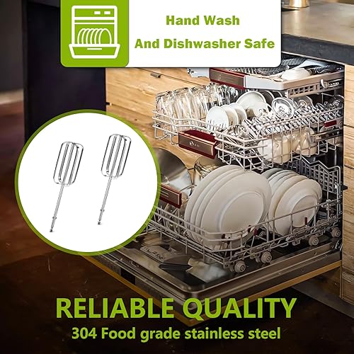 Miniatura 6 de Alocs Batidores de mano para batidoras de mano, accesorios de repuesto para batidoras de mano para batidoras de mano Hamilton Beach 62682RZ 62692