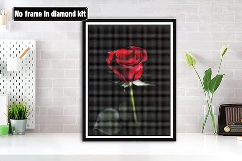 Miniatura 9 de Bimkole Kits de pintura de diamantes 5D, silla de girasol, flores de taladro completo, juego de bordado de diamantes de imitación de pintura