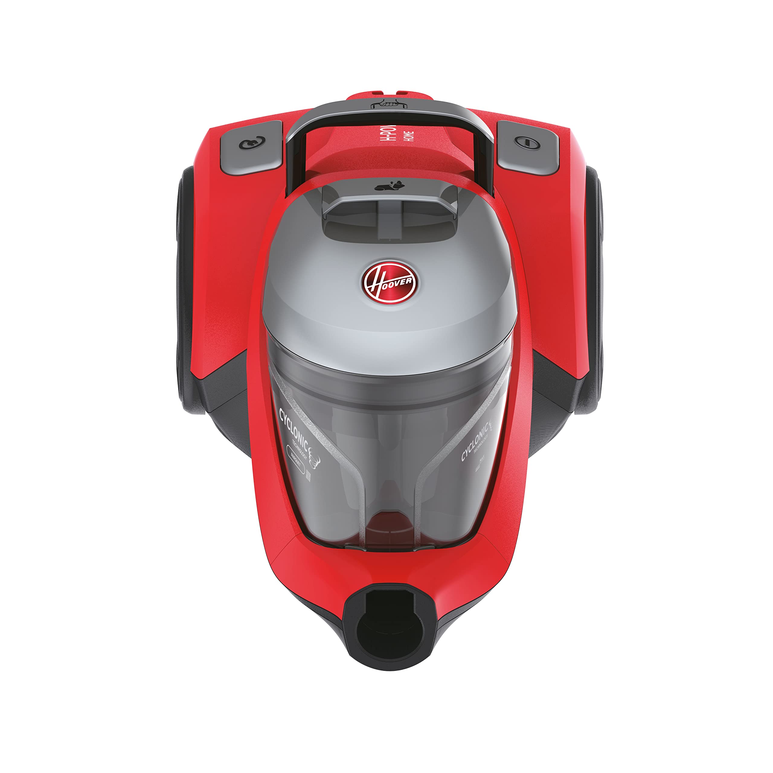 Hoover H-POWER 300 HP310HM 011 Aspirapolvere Senza Sacco, 850W, 2 L, 75 dBA, Ciclonico, Spazzola Parquet, Filtro Epa, Raggio di Azione 9,5 m, Rosso