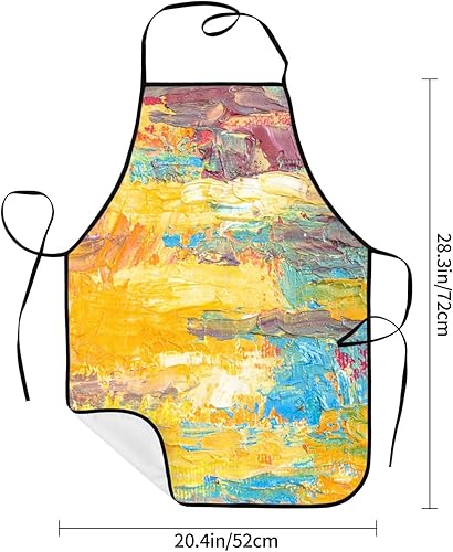 Miniatura 4 de Sigouyinei Delantales para mujeres con bolsillos, delantal para hombres, delantal adecuado para chefs camareros, técnicos de uñas para hornear