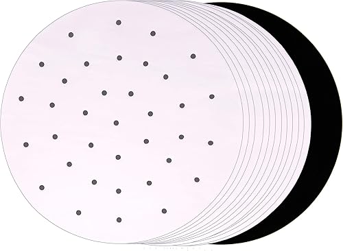 Papel de pergamino para freidora de aire de 68 pulgadas compatible con Costzon Bella Chefman Hamilton Beach Posame GoWise USA Black and Decker  More