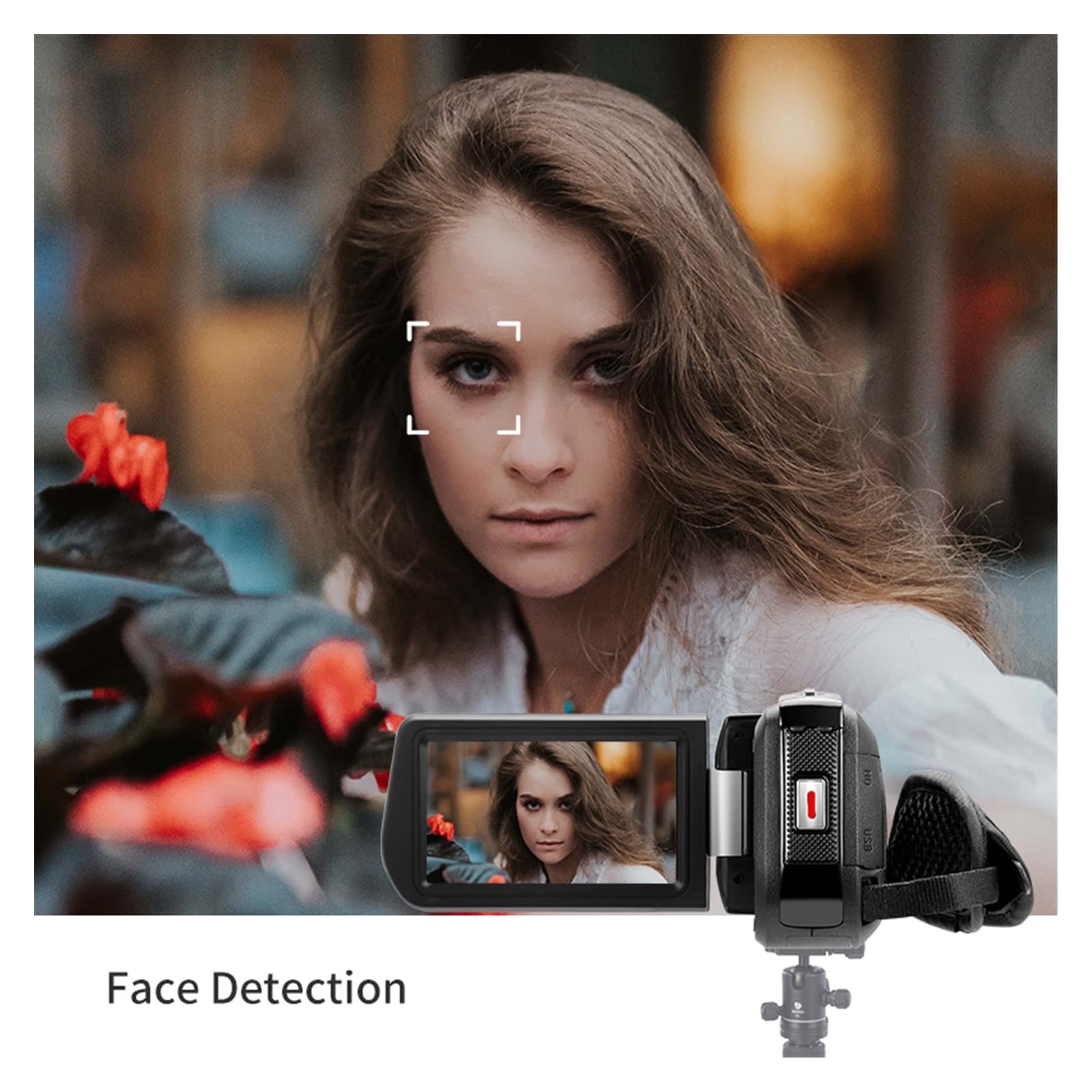 Videocamere 4K Vlog for Video Videocamere digitali for Visione Notturna IR 1080P 60FPS for Fotografia di Blog