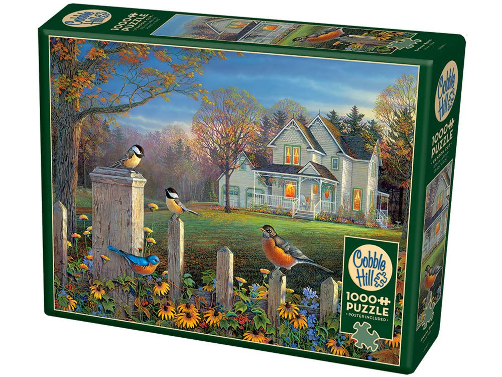 Cobble Hill 1000 Piece Puzzle - Evening Birds - Sample Poster Included