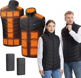 Gilet Riscaldato Uomo E Donna Con Power Bank - Giacca Termica 3 Temperature Per Esterno - Foto 3