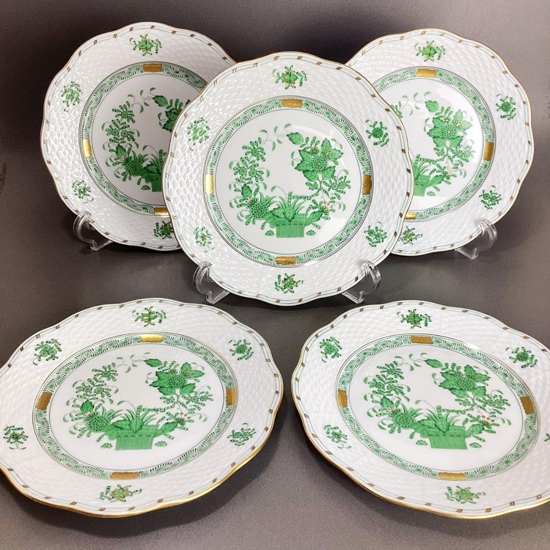 定価22万★ヘレンド★インドの華 19cm デザートプレート 5枚セット 22万ヘレンドインドの華 19cm デザートプレート 5枚セット