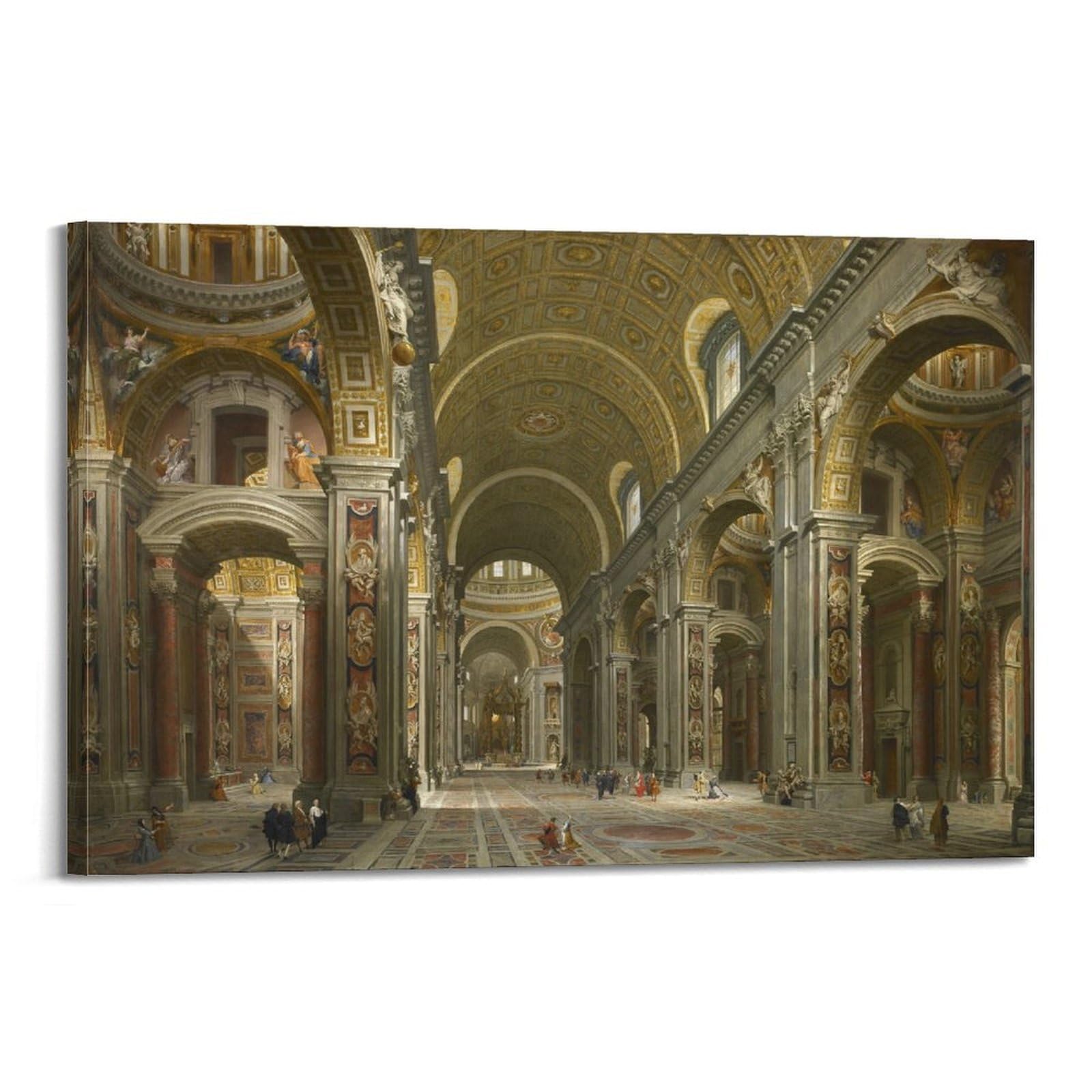 Poster d'art Melchior de Polignac Pannini toile murale 40x60 - 6