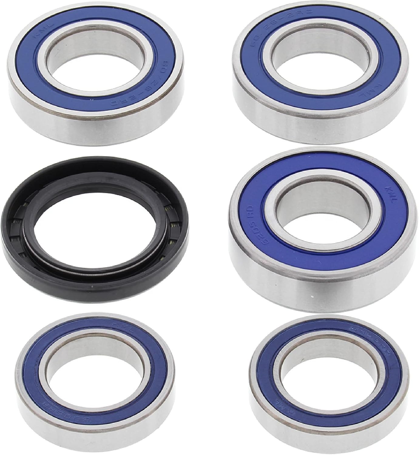 All Balls Racing Wheel Bearing Kit 25-1656 Compatible with/Replacement for Honda VT1300CR 2010-2016, VT1300CR ABS 2010-2016, VT1300CS 2010-2014, VT1300CS ABS 2010-2014, VT1300CT 2010-2015