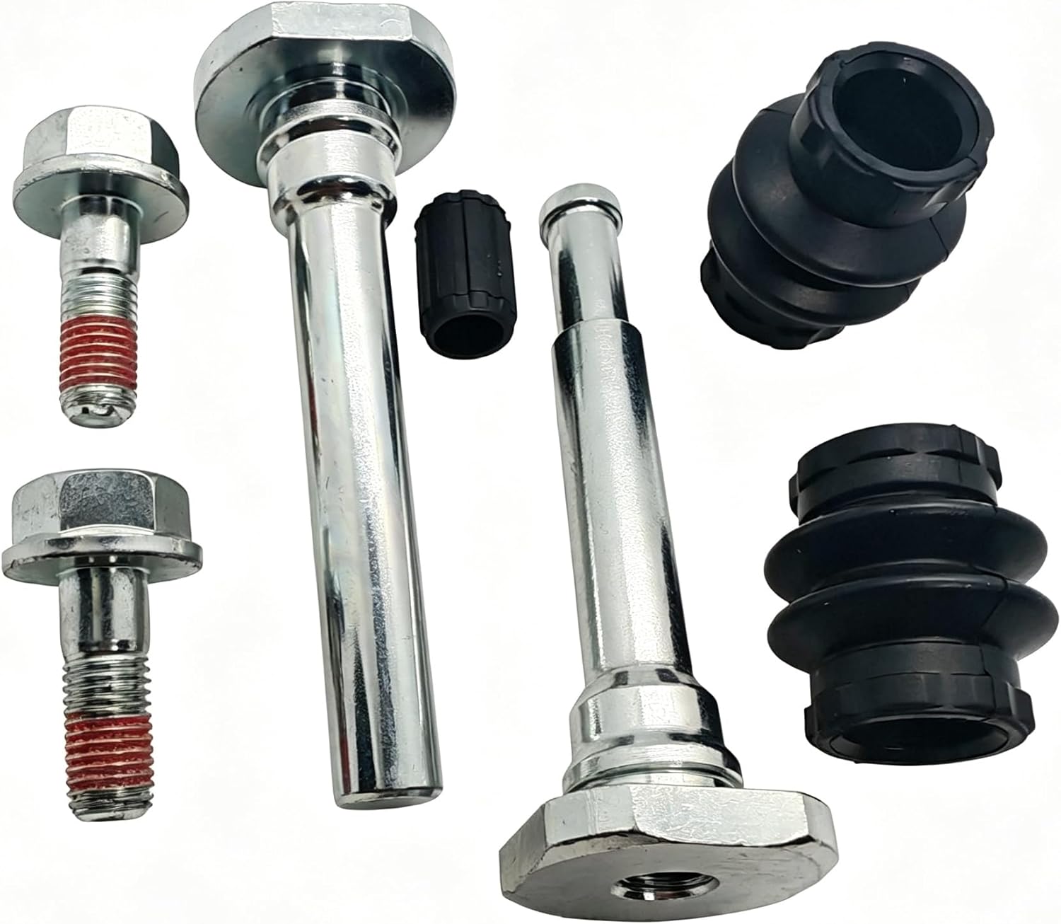 Professional 19307001 18H1230 Rear Disc Brake Caliper Bolt Kit with Pins, Bolts, Guide Pin Bushing and Dust Boot